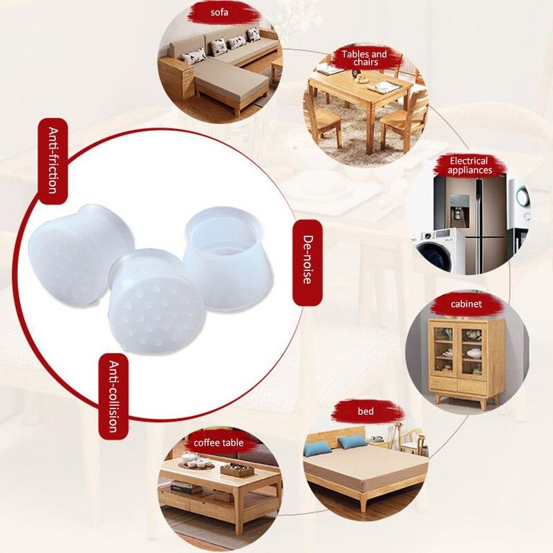 SİLİKON 12Lİ MOBİLYA AYAK KORUYUCU