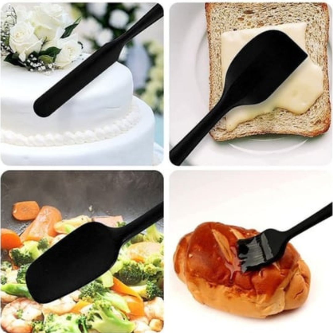 SILIKON SPATULA VE FIRÇA SETI