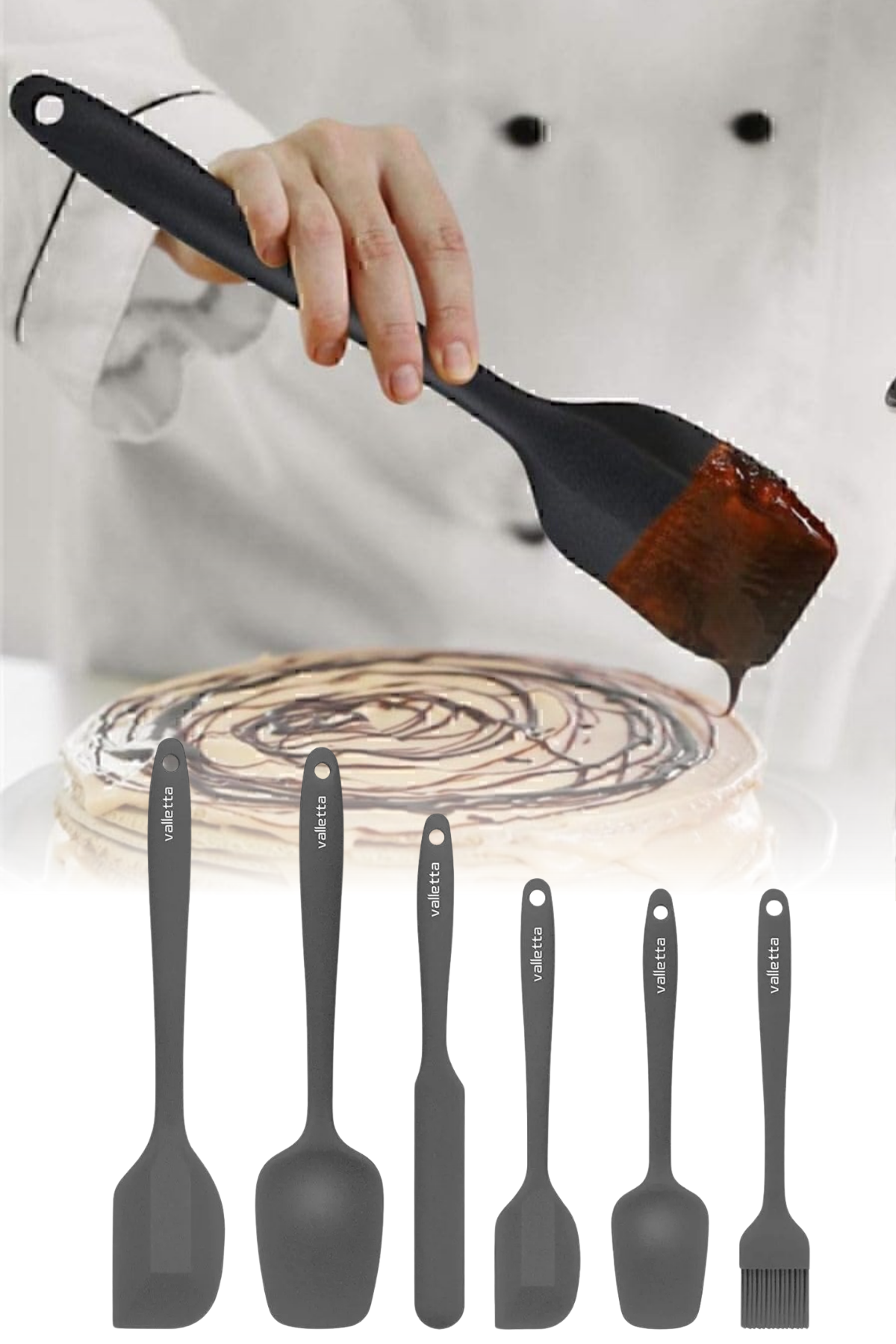 SILIKON SPATULA VE FIRÇA SETI