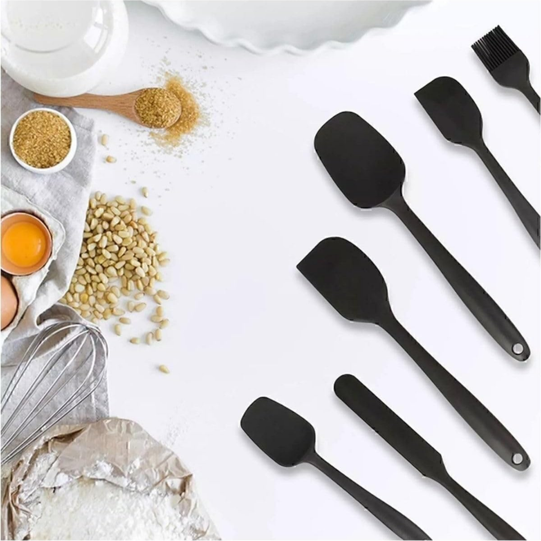 SILIKON SPATULA VE FIRÇA SETI
