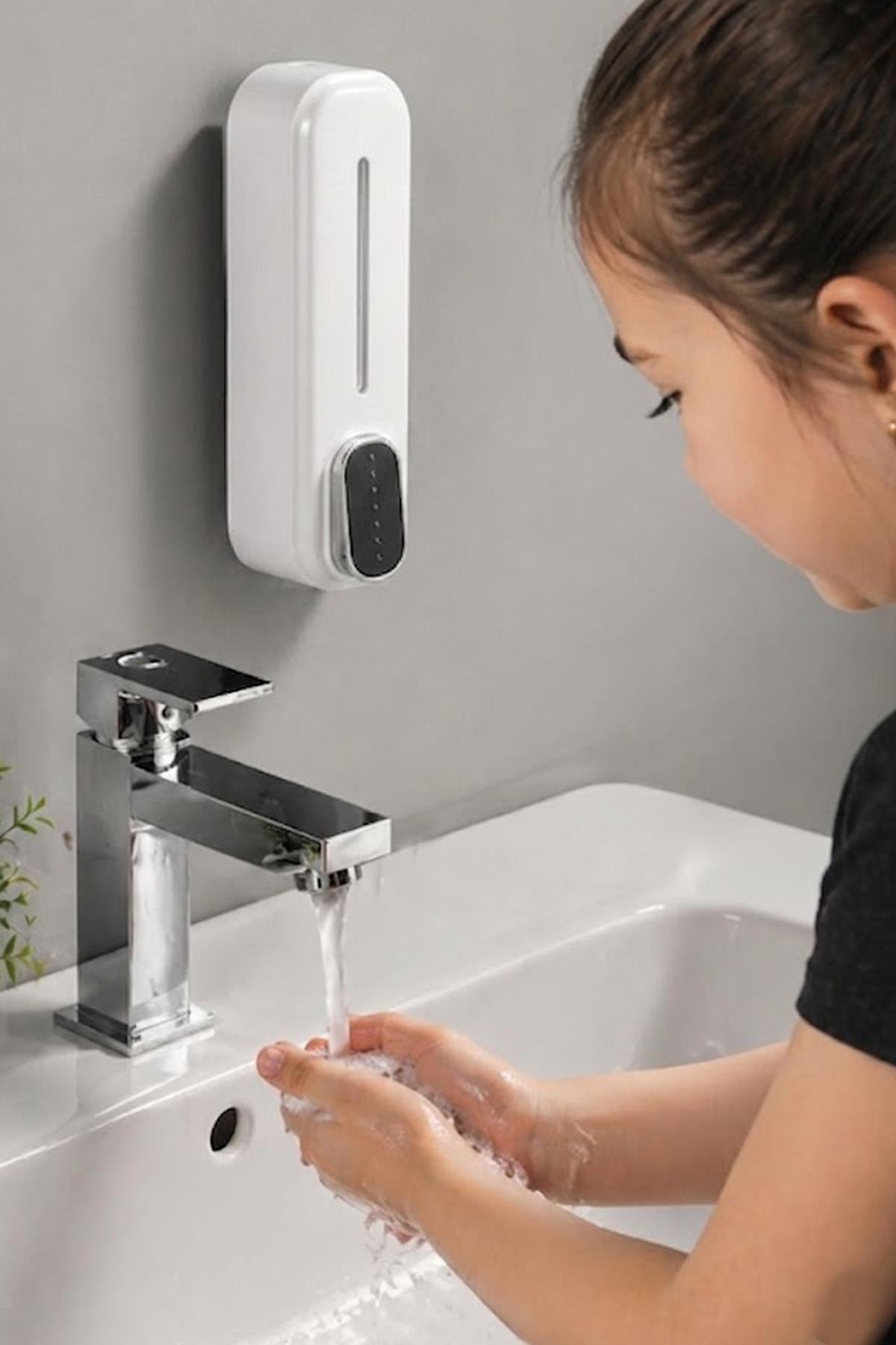 Sıvı Sabunluk Duvara Monte Manuel Dispenser Banyo Şampuan Sabunluk Duş Jel Aparatı