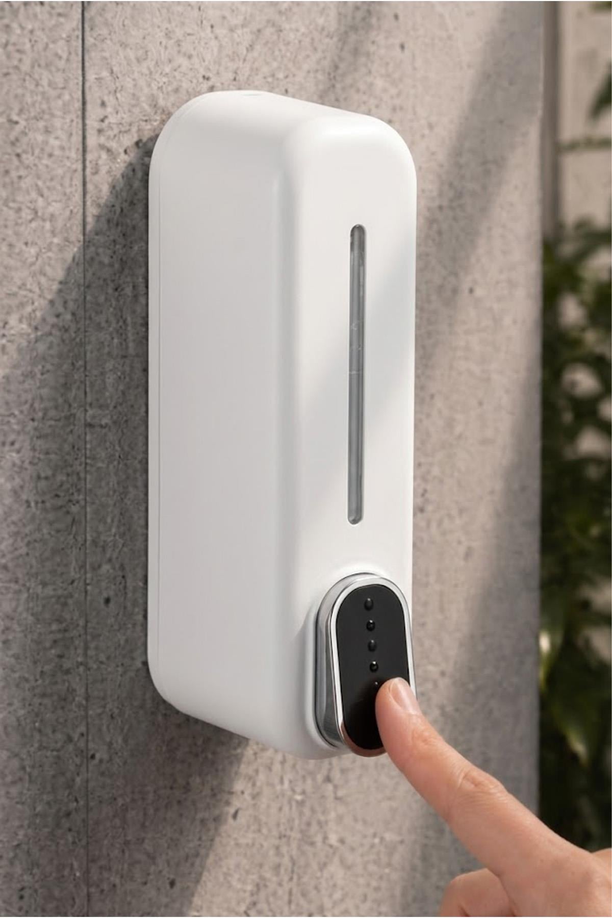 Sıvı Sabunluk Duvara Monte Manuel Dispenser Banyo Şampuan Sabunluk Duş Jel Aparatı