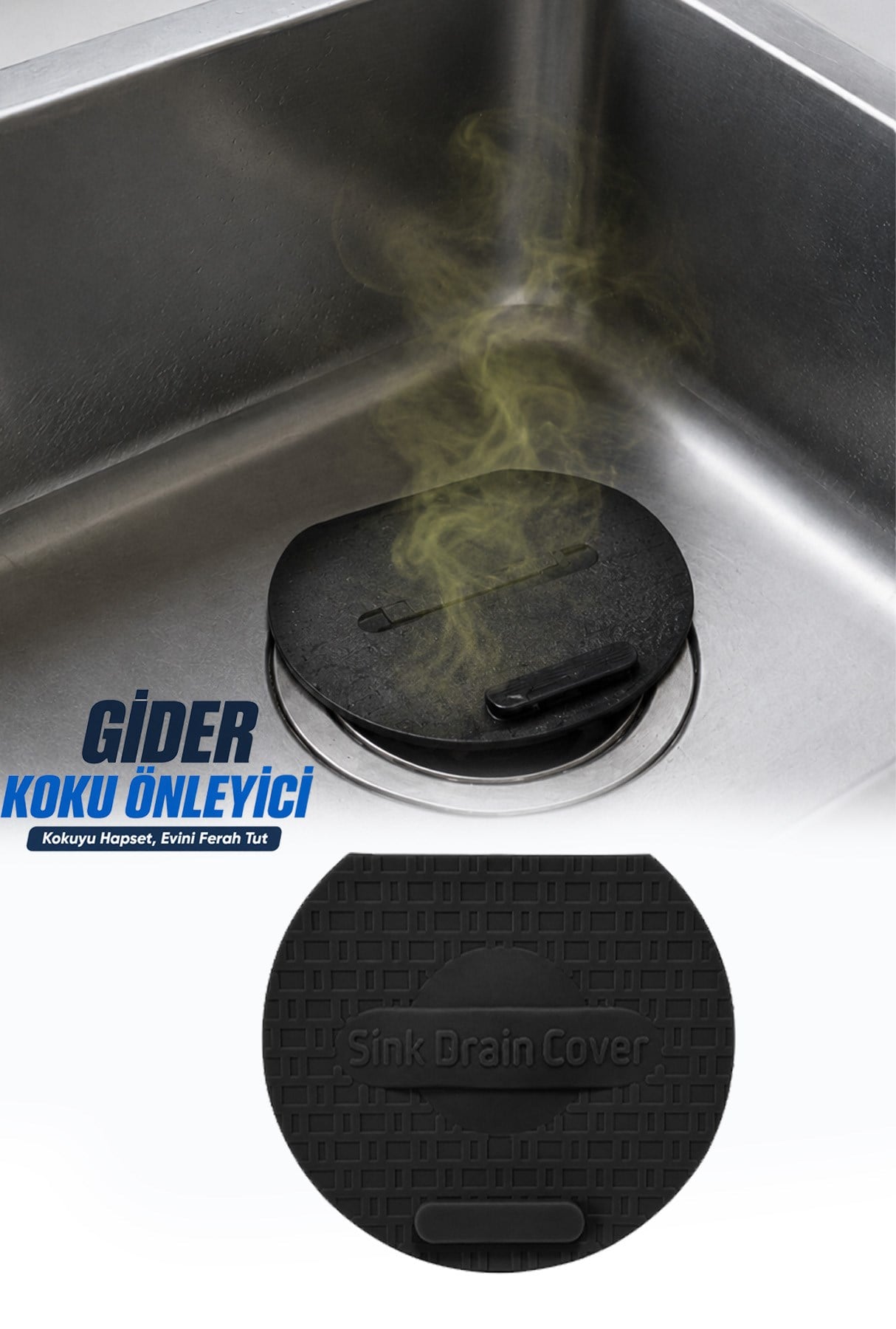 Siyah Evye Kapağı Lavabo Kötü Koku Giderici Önleyici Silikon Mat Sızdırmaz Lavabo Tıkacı Lavabo Tıpası 