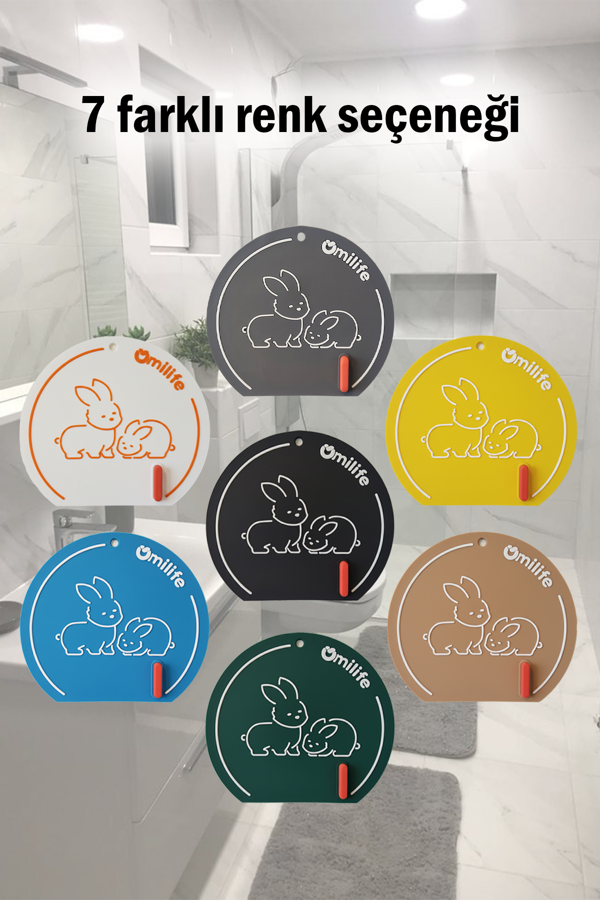 Siyah Renk Banyo Ve Mutfak Lavabo Koku Önleyici Gider Koruyucu Silikon Sızdırmaz Ped