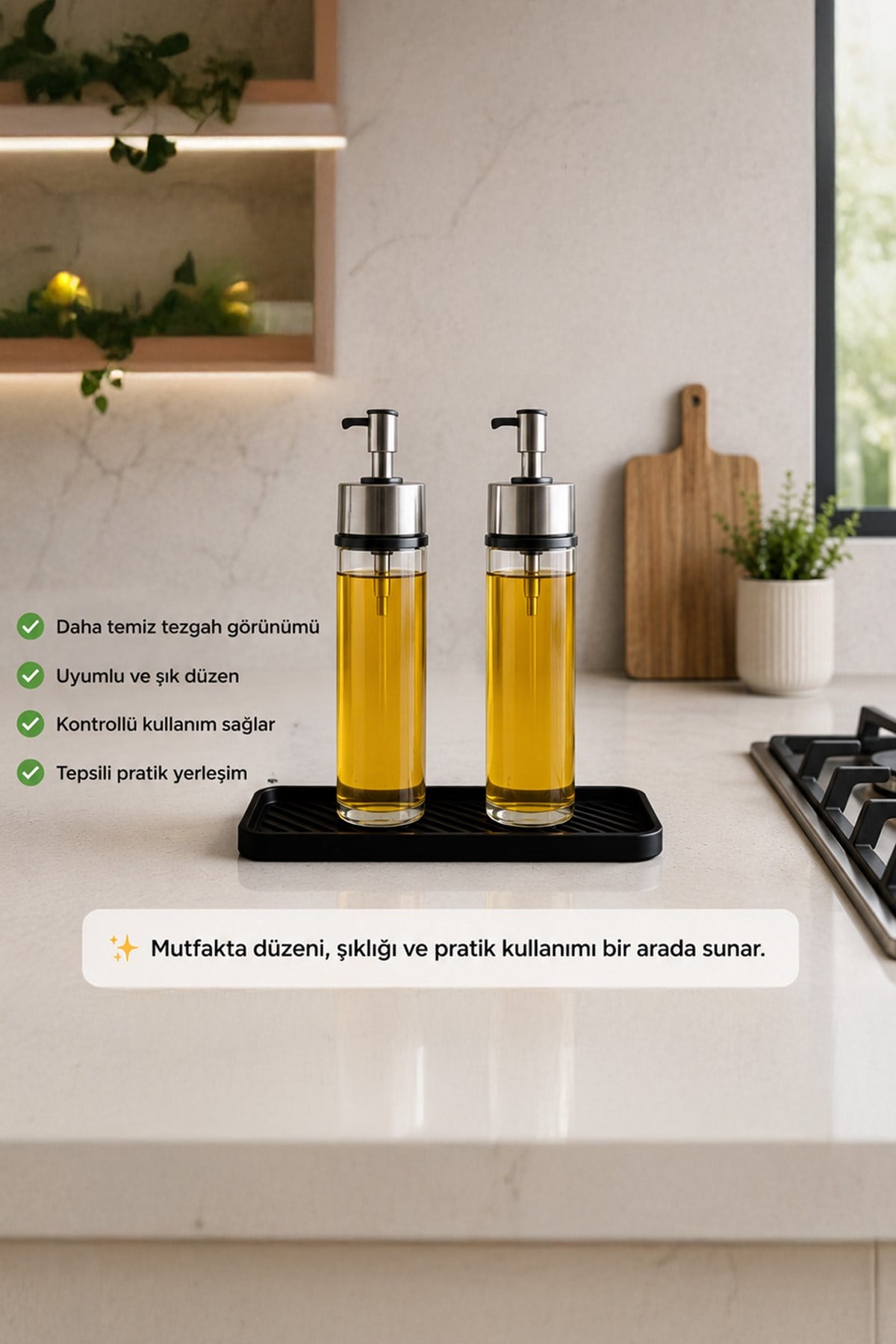 Siyah Silikon Yağdanlık Yağlık Standı Altlık Çok Amaçlı Organizer Sabunluk Altlığı 23x10 Cm