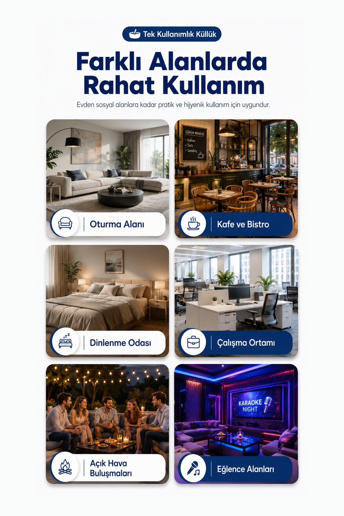 Su ile Aktifleşen Jel Küllük Kül ve Koku Emici Tek Kullanımlık Pratik Küllük
