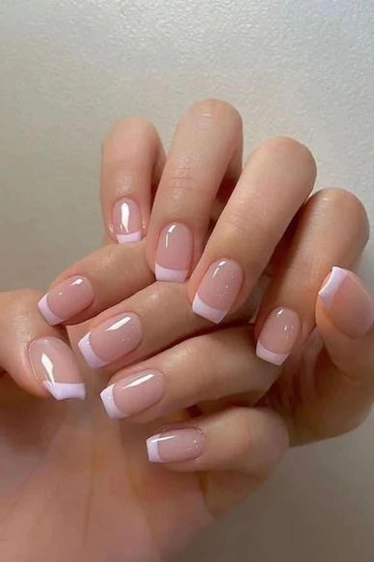 Tırnak Damgalama Seti French Stamper Nail Art Baskı Aparatı Şeffaf Silikon Tırnak Süsleme