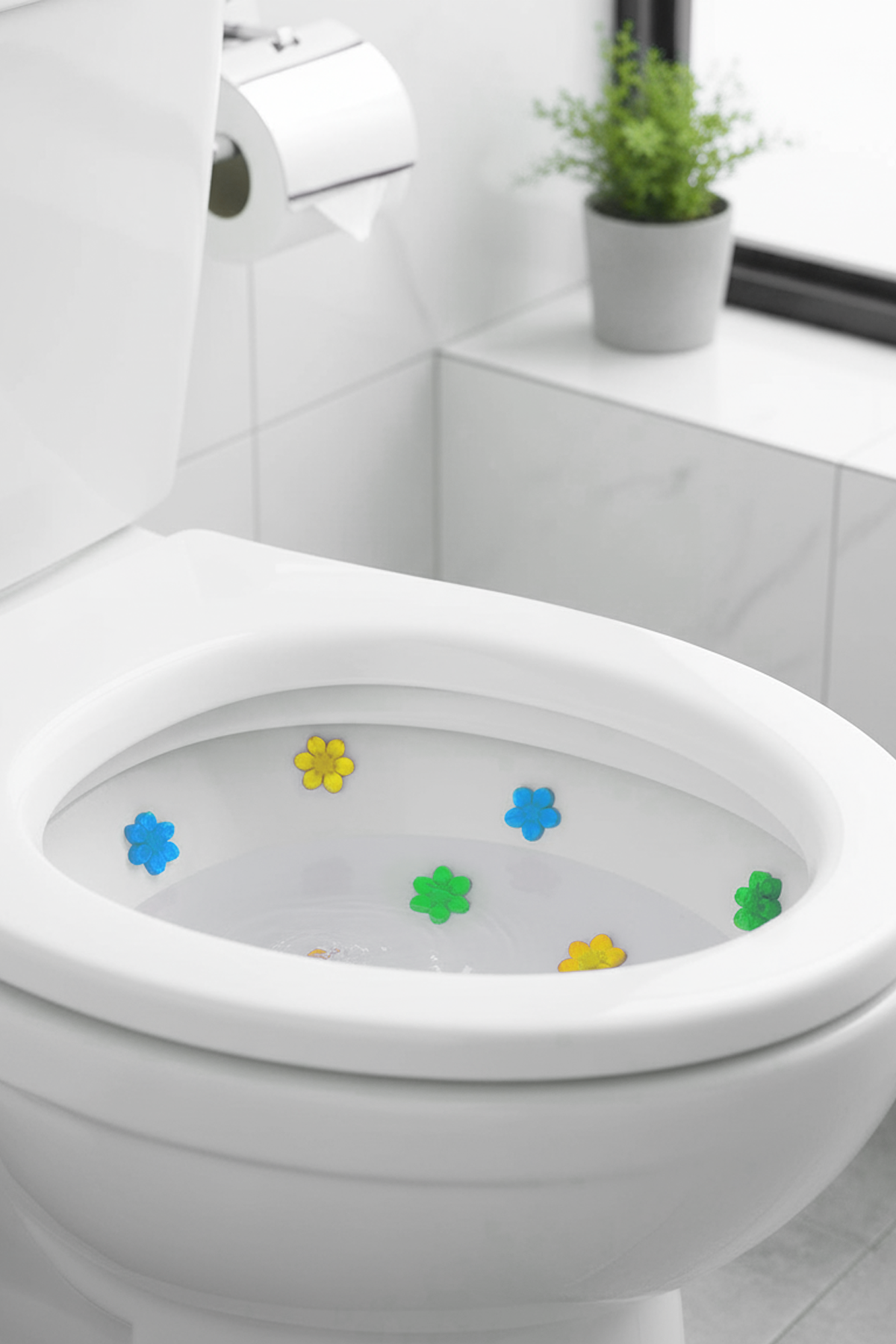 Tuvalet Temizleme Jeli Klozet Banyo Koku Giderici Damga Seti Desenli Koku Giderici 3 Adet Set