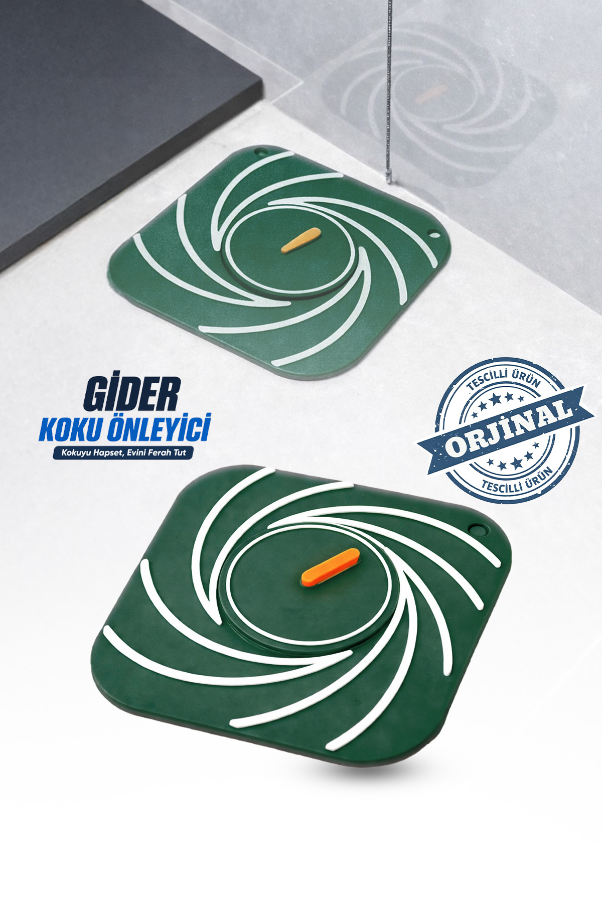 Yeşil Silikon Gider Kapağı Delikli Koku Önleyici Lavabo Süzgeci Banyo Mutfak Gider Matı