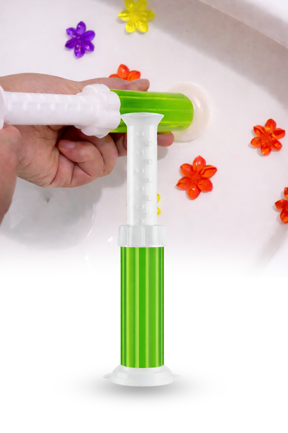 Yeşil Tuvalet Temizleme Jeli Klozet Banyo Koku Giderici Damga Seti Desenli Koku Giderici Wc Jeli