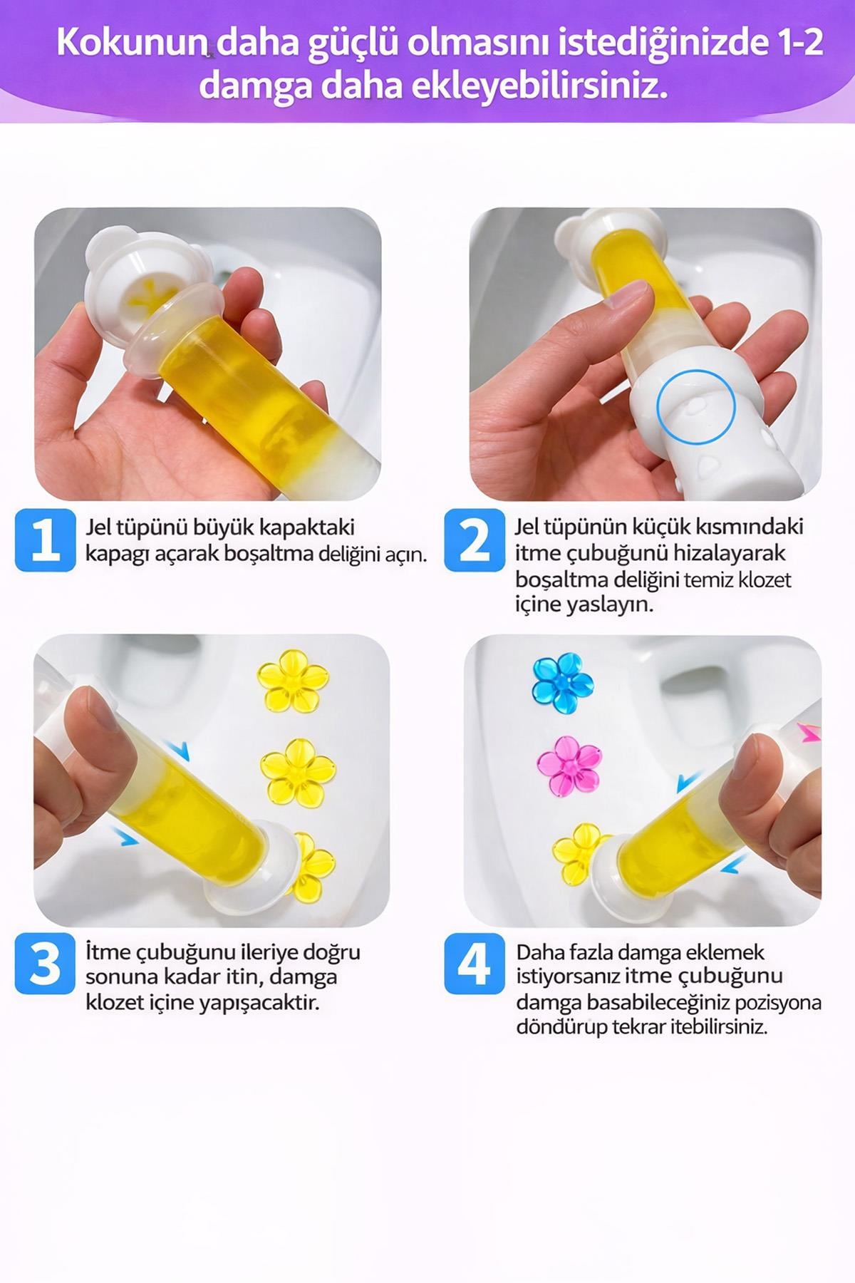 Yeşil Tuvalet Temizleme Jeli Klozet Banyo Koku Giderici Damga Seti Desenli Koku Giderici Wc Jeli
