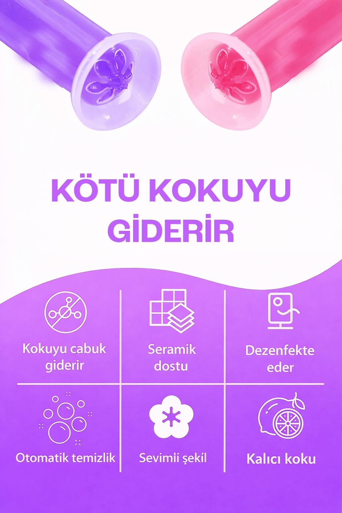Yeşil Tuvalet Temizleme Jeli Klozet Banyo Koku Giderici Damga Seti Desenli Koku Giderici Wc Jeli