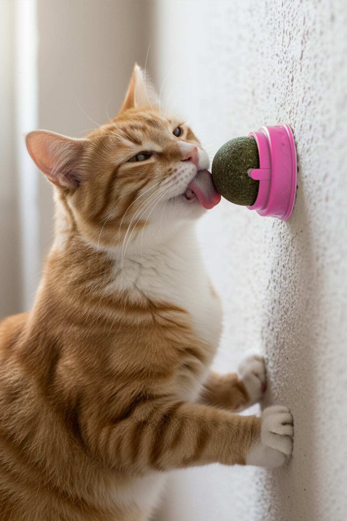 Yuvarlak Kedi Otu ve Kedi Nanesi Dolgulu Oyun Topu - Eğlenceli, Doğal Kedi Oyuncağı, Yumuşak ve Dayanıklı, Yavru ve Yetişkin Kediler İçin