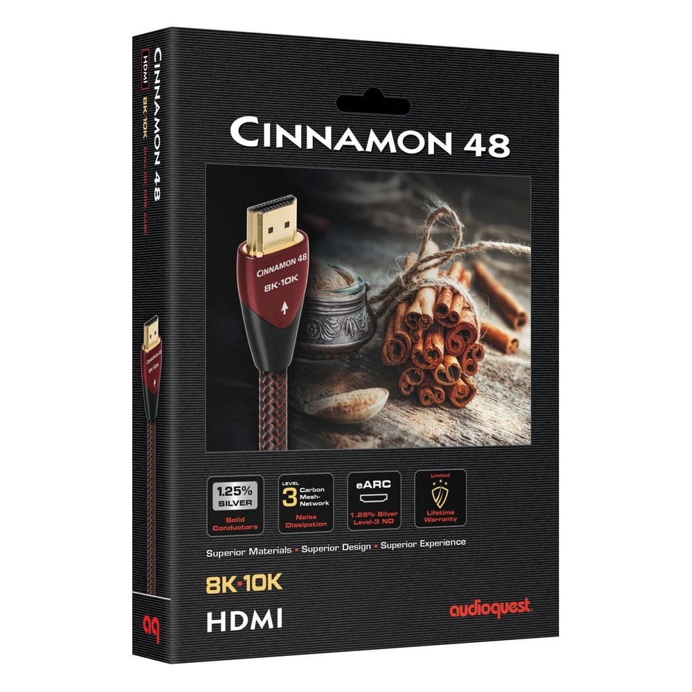 AudioQuest Cinnamon 48G 2.1 8K HDMI Kablo 1 Metre