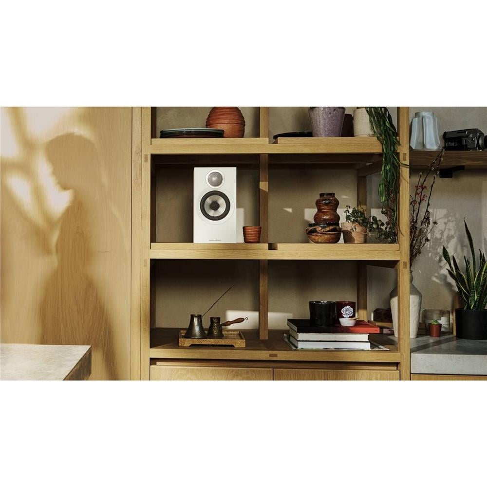 Bowers & Wilkins 607 S3 Bookshelf/Raftipi Hoparlörler Beyaz Çift