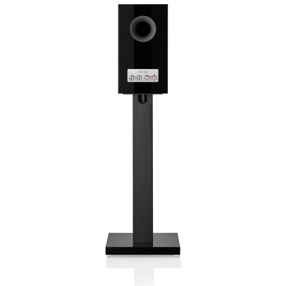 Bowers & Wilkins 706 S3 Bookshelf/Raftipi Hoparlörler Parlak Siyah Çift
