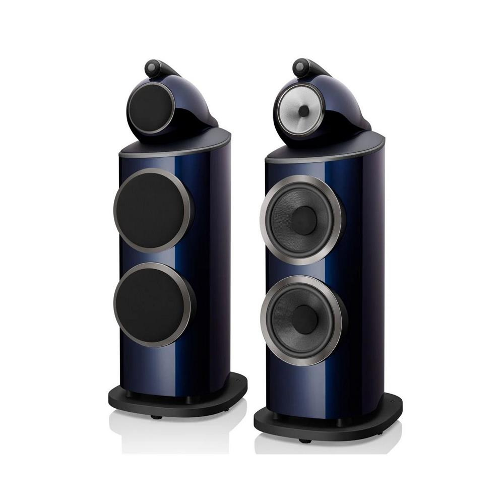 Bowers & Wilkins 801 D4 Signature Tower/Kule Hoparlörler Midnight Blue Metallic Çift