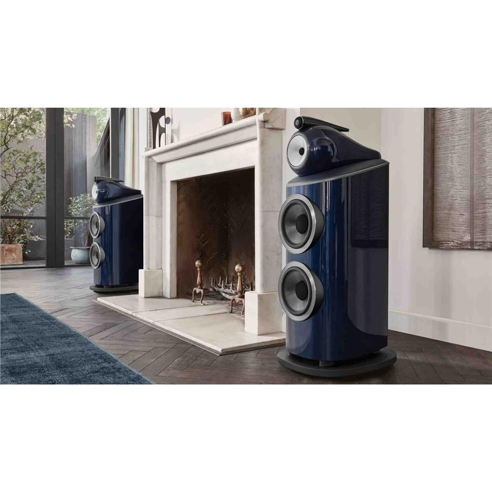 Bowers & Wilkins 801 D4 Signature Tower/Kule Hoparlörler Midnight Blue Metallic Çift