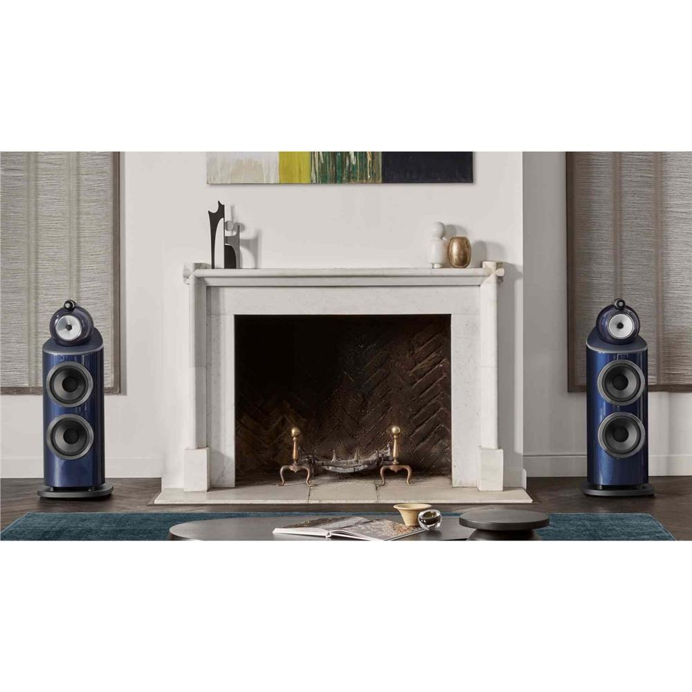 Bowers & Wilkins 801 D4 Signature Tower/Kule Hoparlörler Midnight Blue Metallic Çift