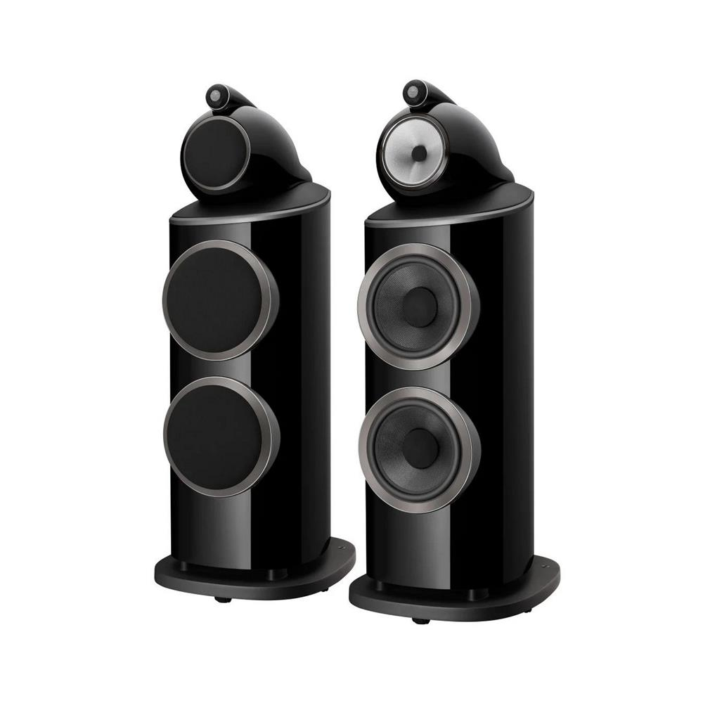 Bowers & Wilkins 801 D4 Tower/Kule Hoparlörler Parlak Siyah Çift