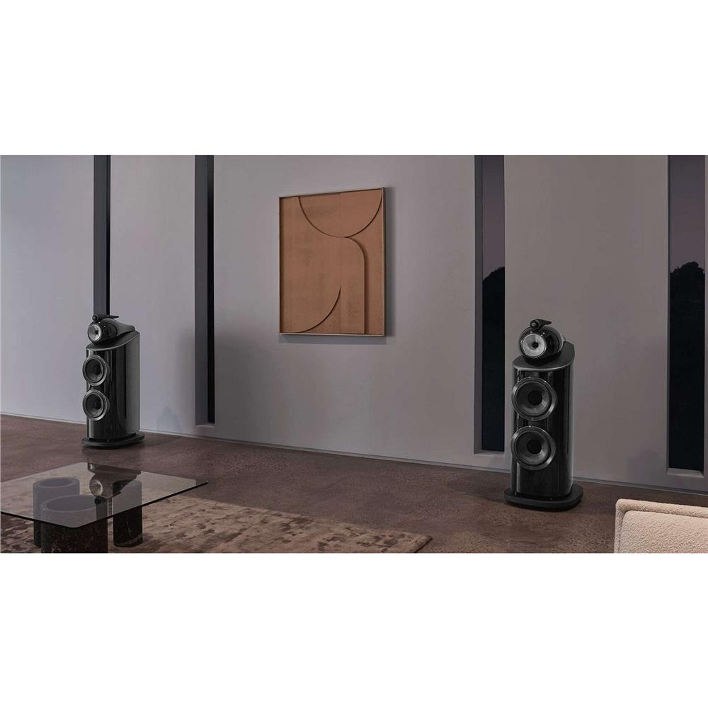 Bowers & Wilkins 801 D4 Tower/Kule Hoparlörler Parlak Siyah Çift