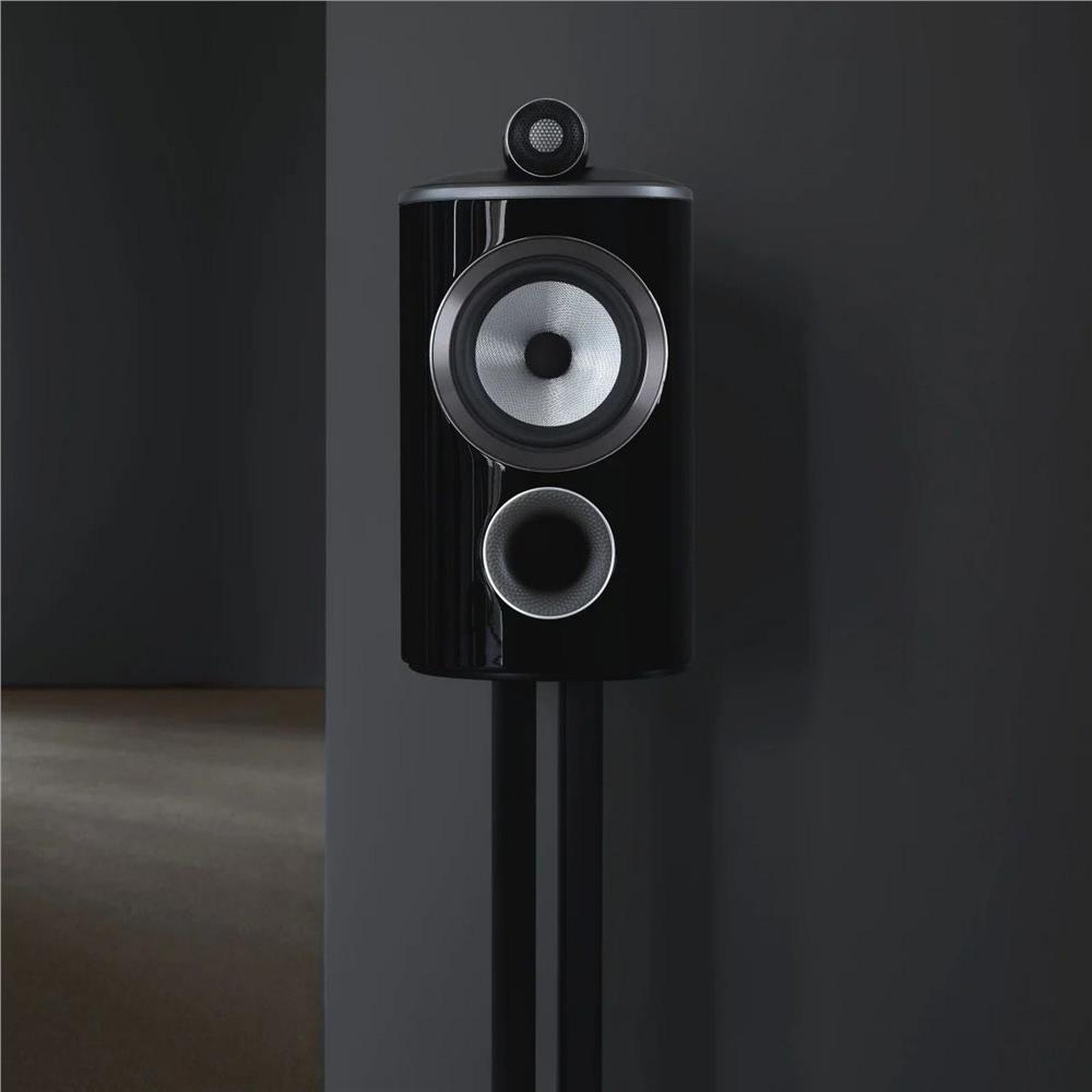 Bowers & Wilkins 805 D4 Bookshelf/Raftipi Hoparlörler Parlak Siyah Çift Teşhir