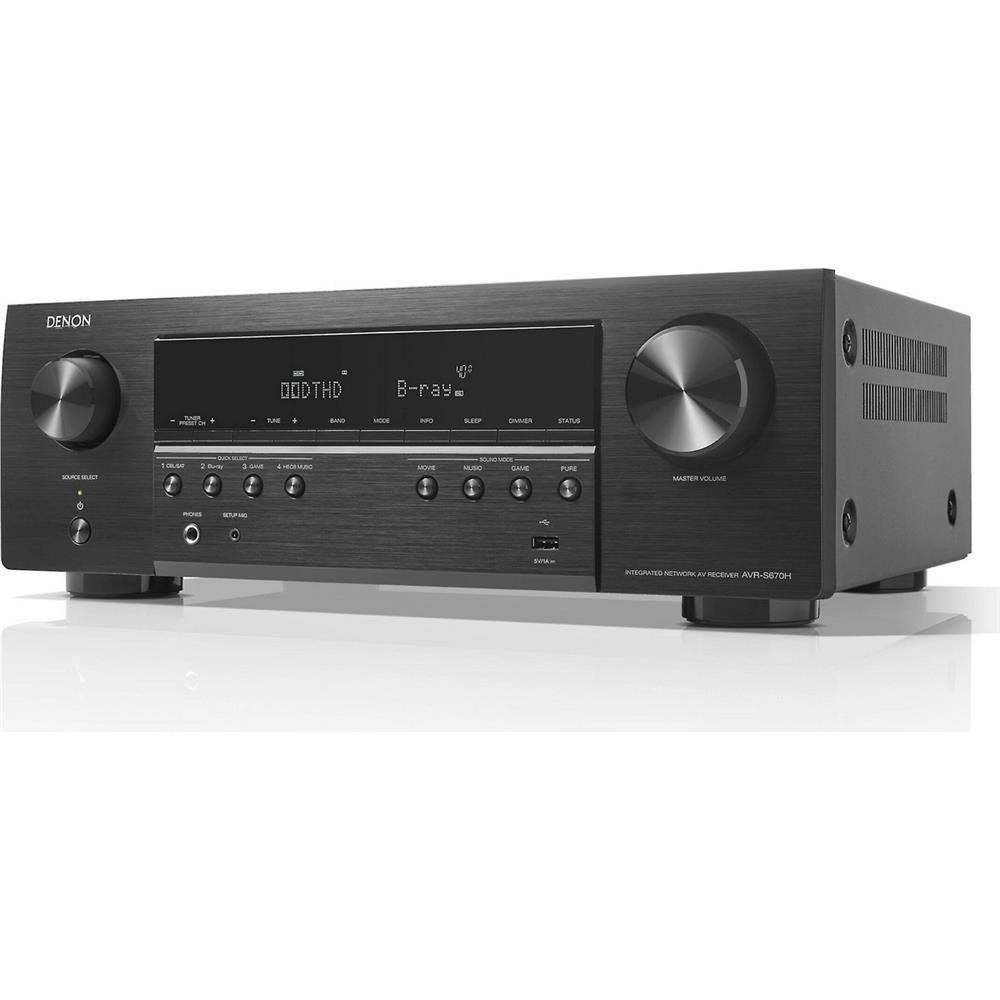 Denon AVR-S670H 5.2 8K A/V Surround Receiver