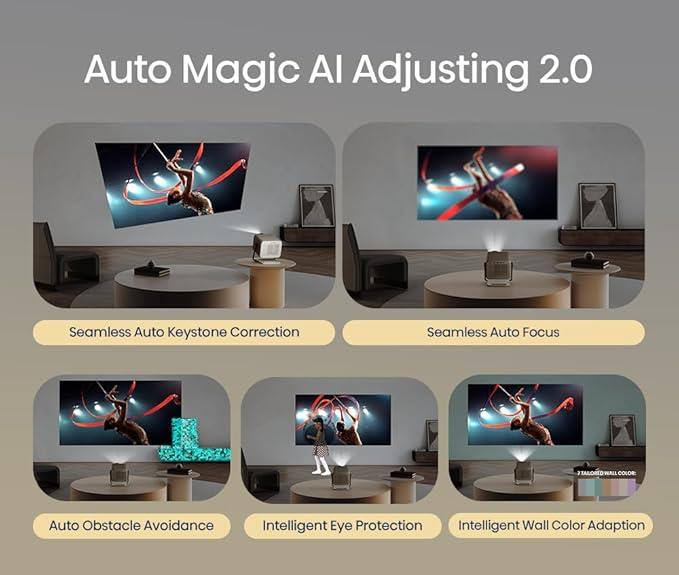 Hisense M2 Pro 4K UHD Triple Laser Smart Mini Projector (200