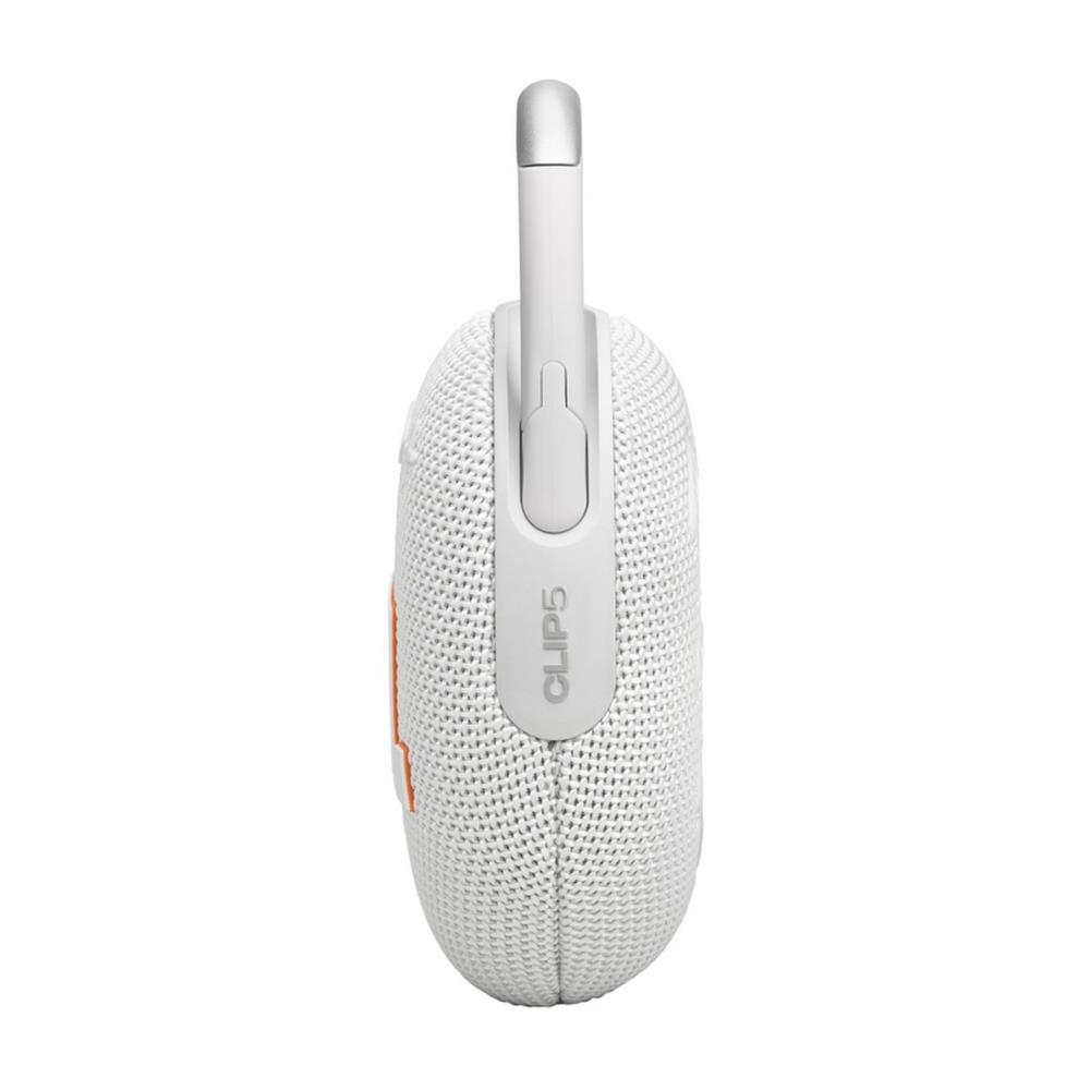 JBL Clip5, Bluetooth Hoparlör, IP67, Beyaz