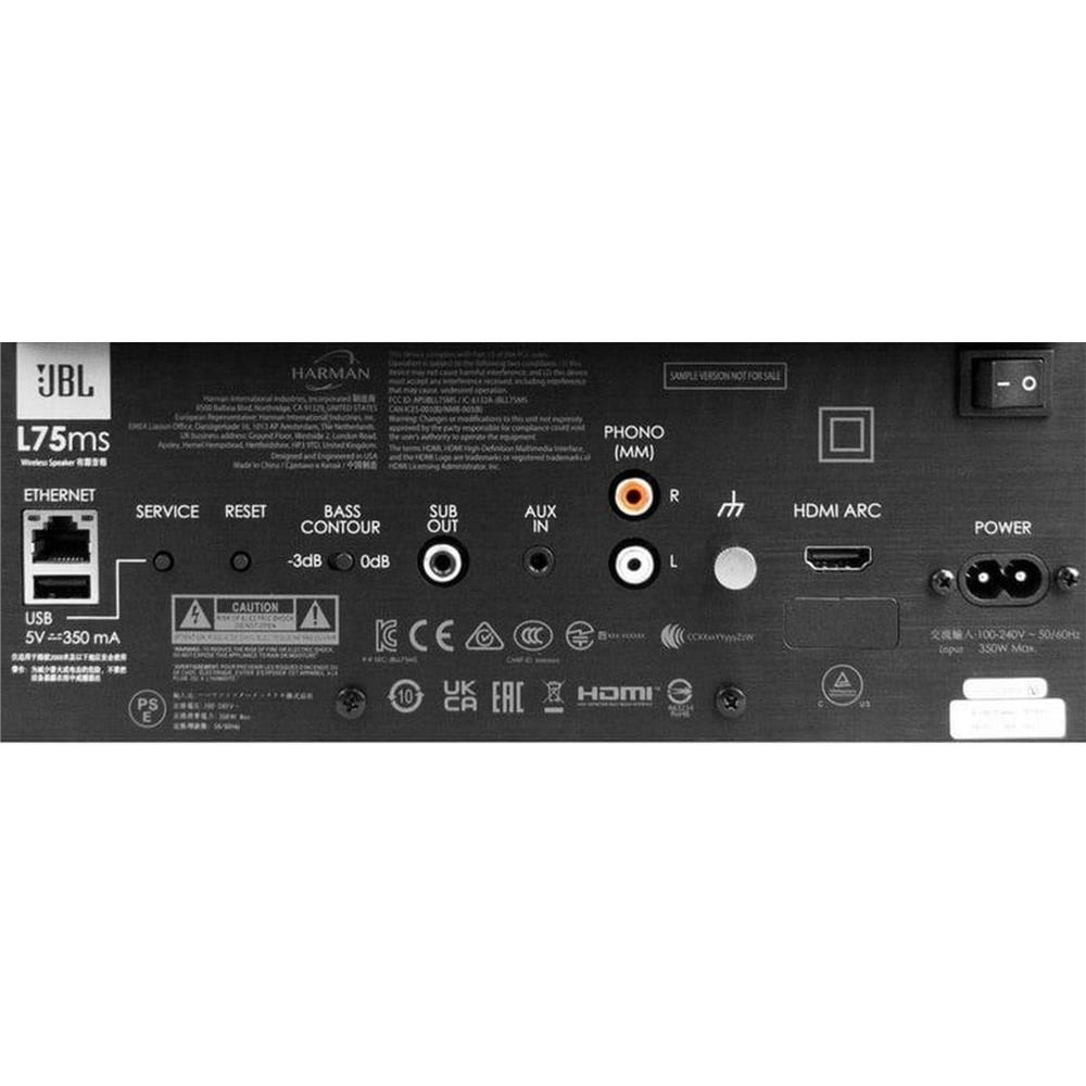 JBL L75MS Kablosuz WiFi Hoparlör Black Gloss