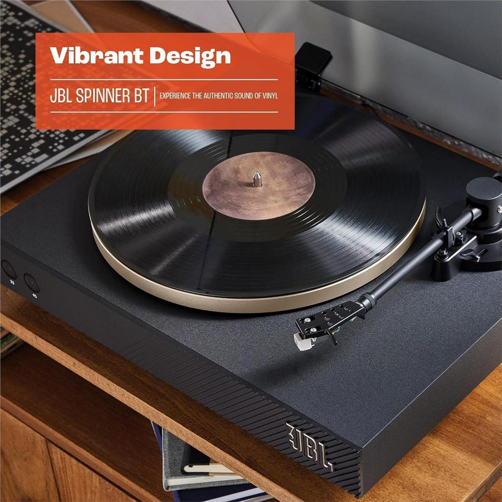 JBL Spinner BT Pikap Siyah Gold