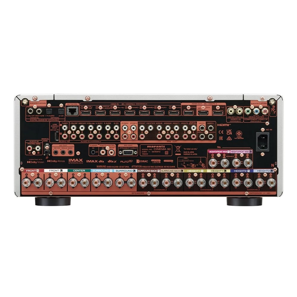 Marantz Cinema 30 11.4 Kanal 8K IMAX Dolby Atmos A/V Receiver Gümüş