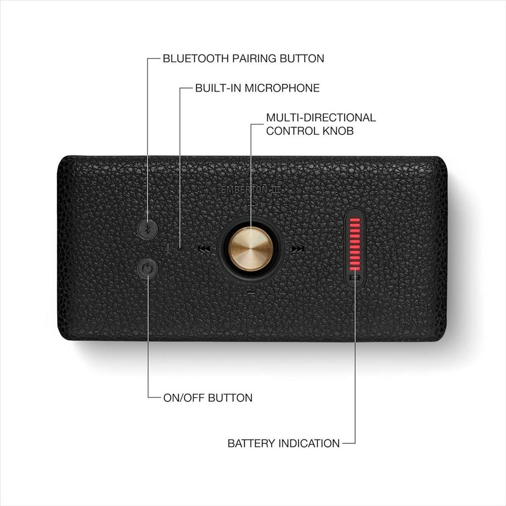 Marshall Emberton III BT Hoparlör, Blk