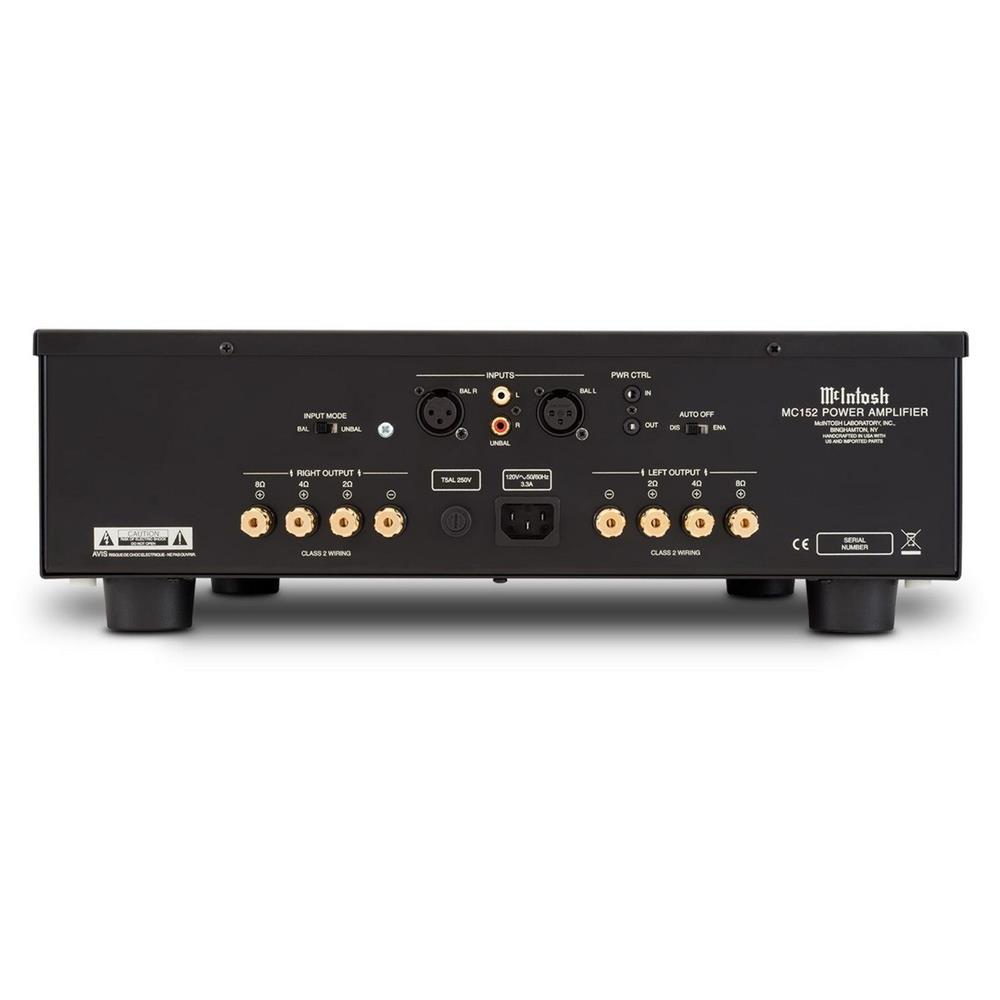 McIntosh MC152 2-Channel Solid State Power Ampliler