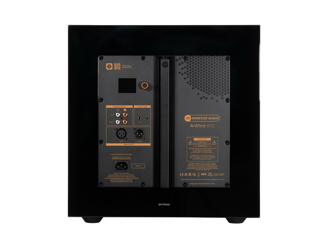 Monitor Audio Anthra W12 Subwoofer Piano Siyah