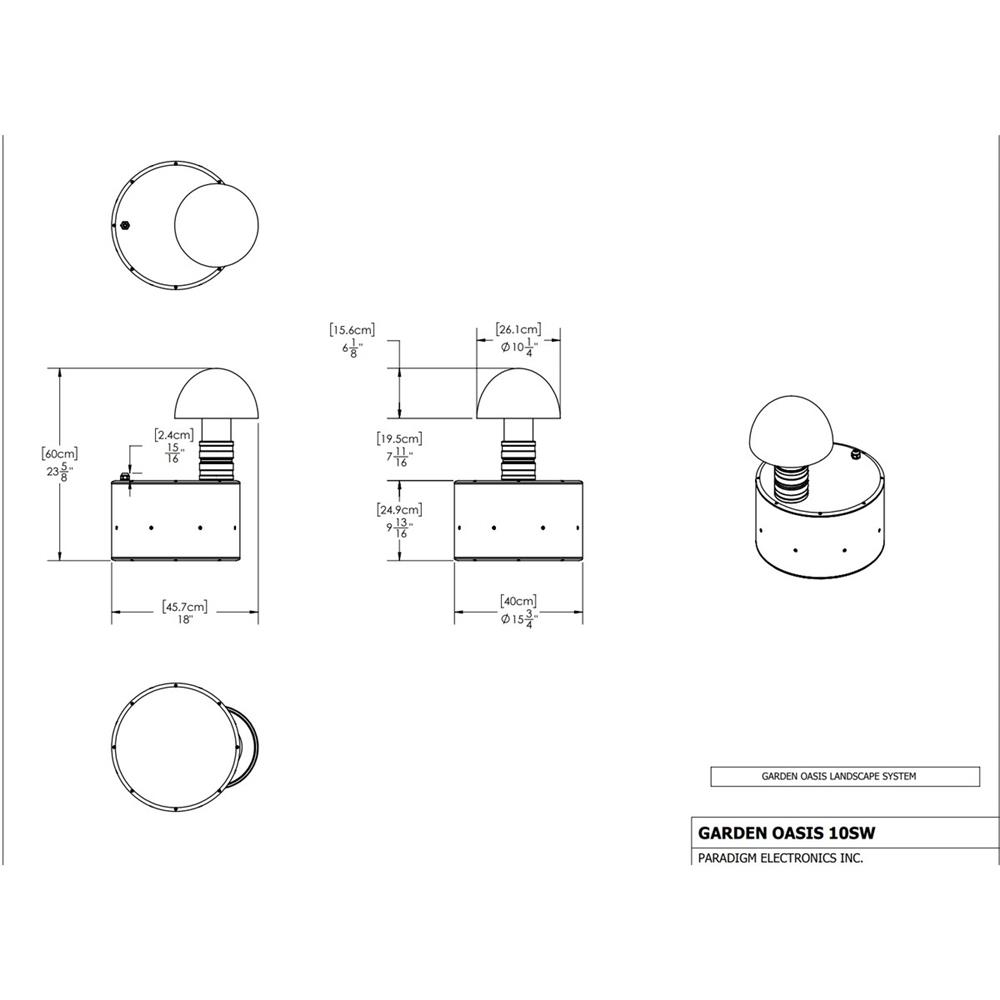 Paradigm GO10SW Inground Subwoofer