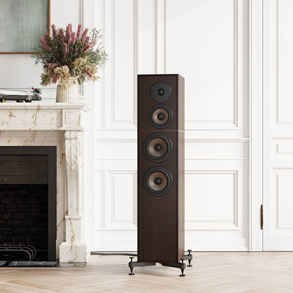 Revival Audio Atalante 4 Tower/Kule Hoparlör Koyu Ceviz Çift