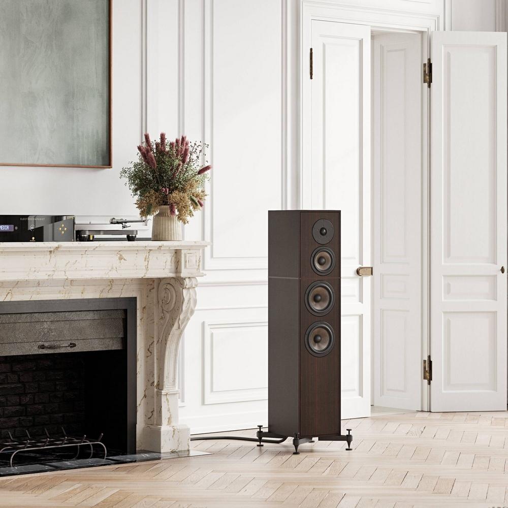 Revival Audio Atalante 4 Tower/Kule Hoparlör Koyu Ceviz Çift