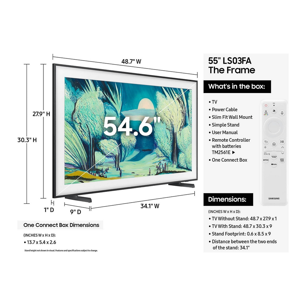 Samsung 55LS03F The Frame 4K Ultra HD 55