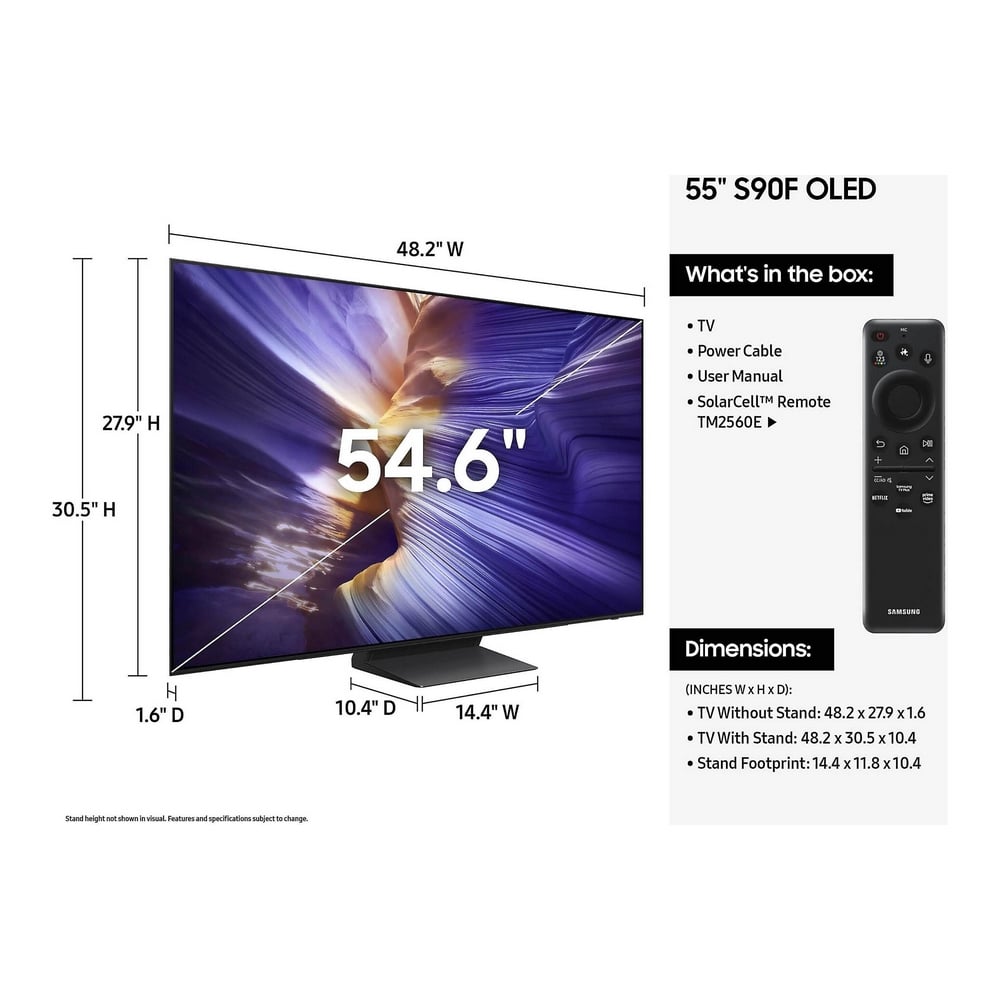 Samsung 55S90F 4K Ultra HD 55'' 140 Ekran Uydu Alıcılı Smart OLED TV