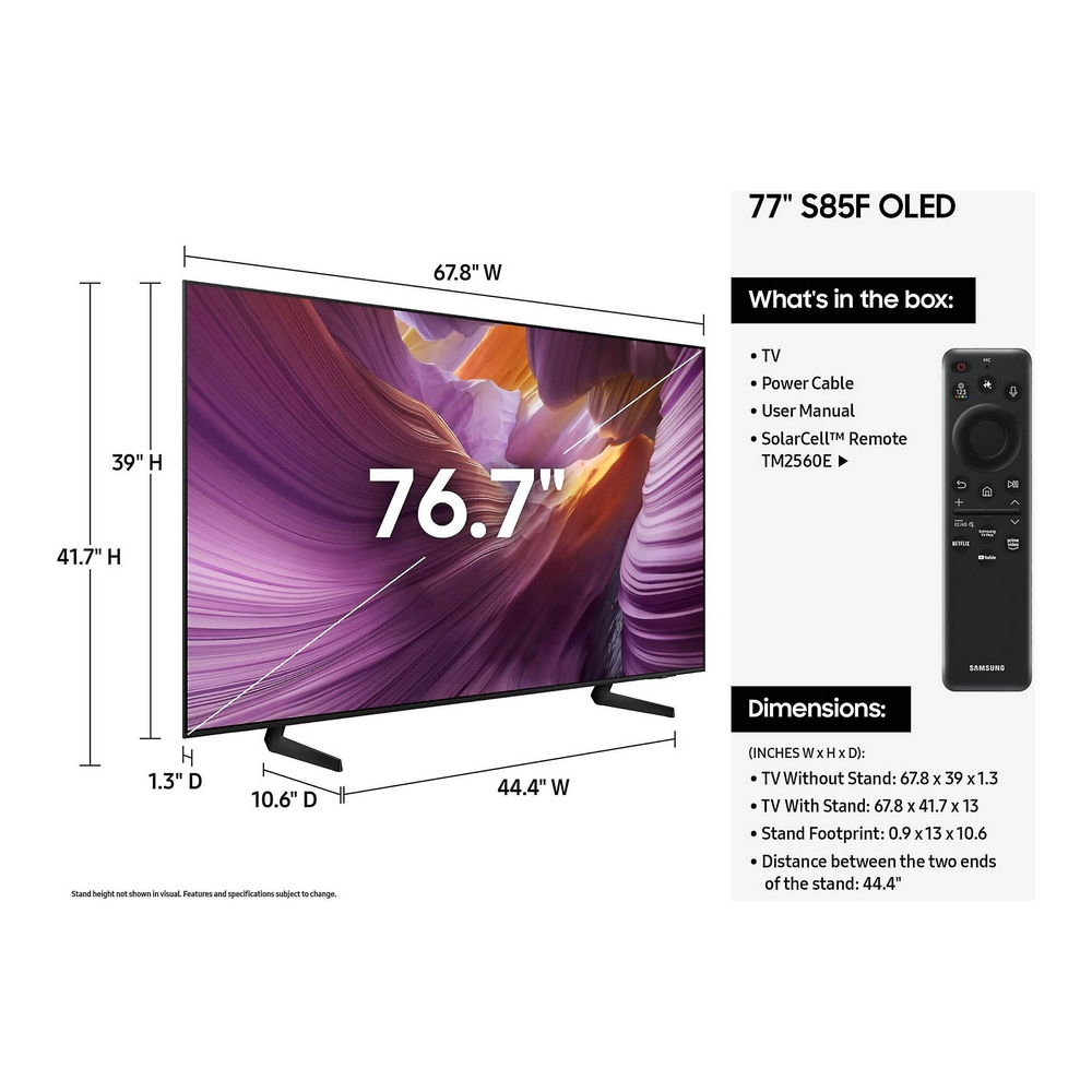 Samsung 77S85F 4K Ultra HD 77