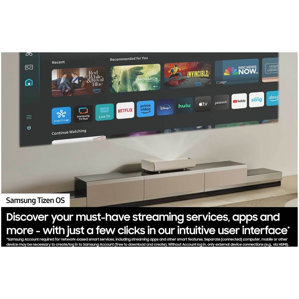 Samsung The Premiere LPU9D 3450 Lümen Ultra Kısa Mesafe Lazer 4K Projeksiyon Cihazı