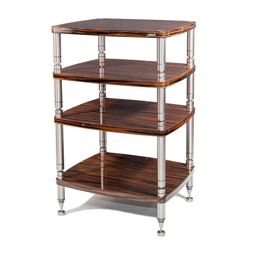 Solidsteel HF-4 Èlite Hi-Fi Stand Macassar Mağaza Teşhiri