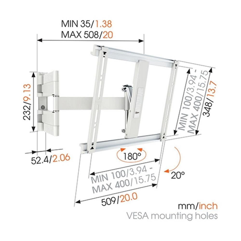 Vogel's  Thin 445 Turn 180 26''-55'' Askı Aparatı