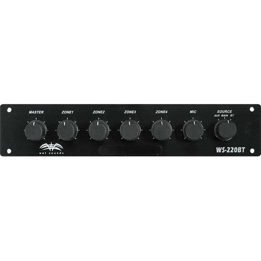 Wet Sounds WS-220 BT 4 Zone  Bluetooth Marine Level Controller