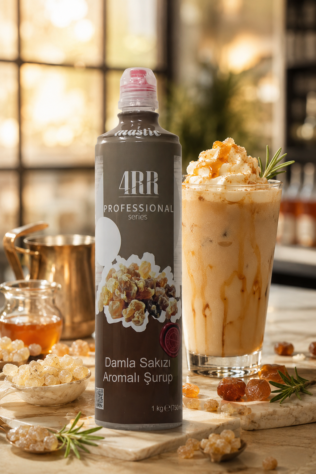4RR4RR Damla Sakız Aromalı Şurup 750 ml 1 x 6 adet