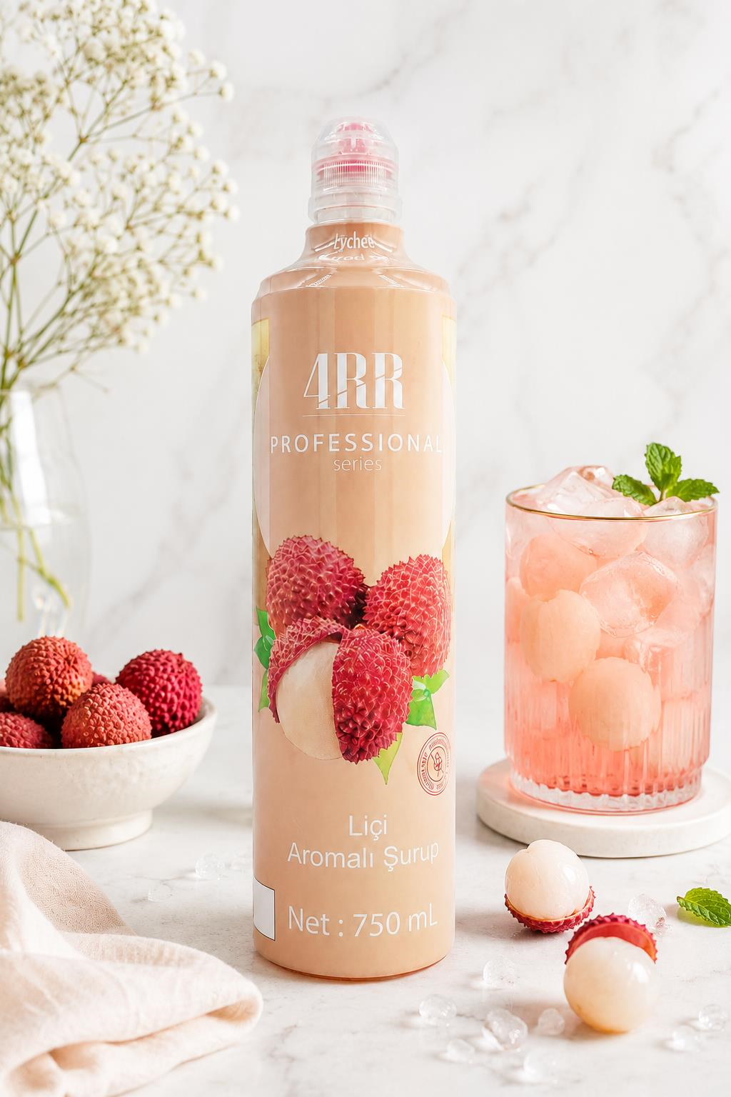 4RR4RR Liçi Meyveli İçecek Karışımı 750 ml