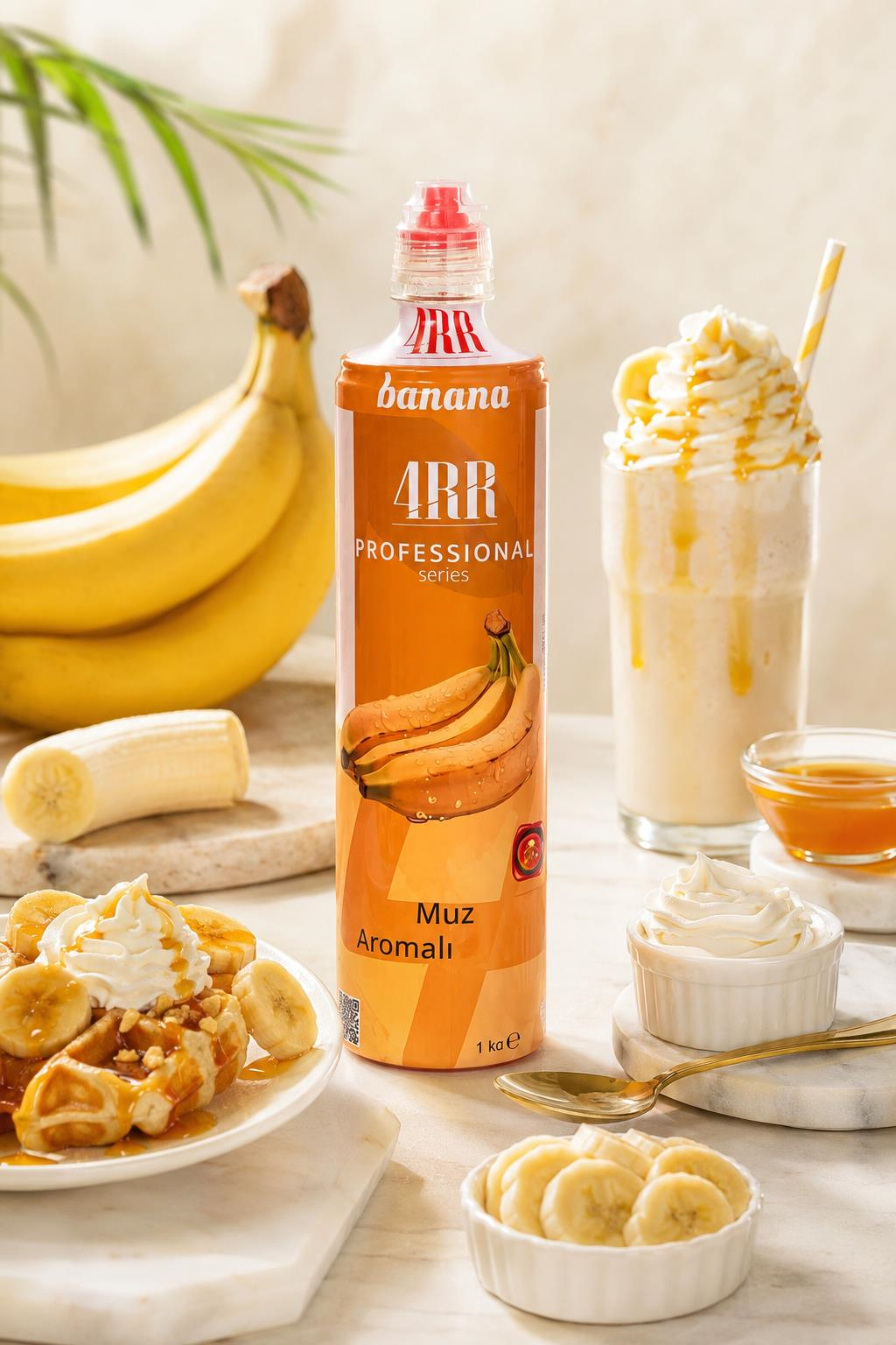 4RR4RR Muz Aromalı Şurup 750 ml
