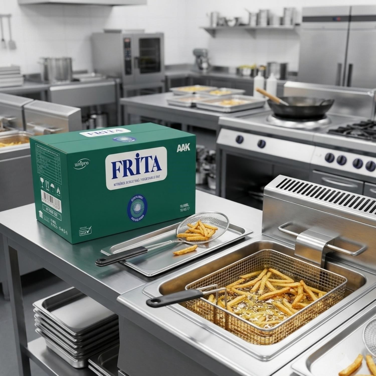 AAK Frıta Kutulu 10 Kg Profesyonel Kızartmalık ve Pastacılık Yağı / Endüstriyel Kullanım