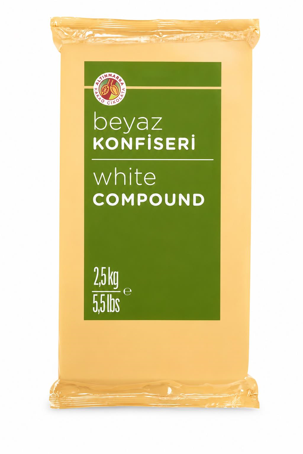 ALTINMARKAAltınmarka Beyaz Konfiseri Kaplama Çikolatası 2,5 Kg
